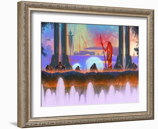 Megafuture World XXXI-Fernando Palma-Framed Giclee Print