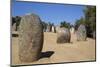 Megalithic stone-circles, 5000 to 4000 BC, Almendres Cromlech, near Evora, Portugal, Europe-Richard Maschmeyer-Mounted Photographic Print