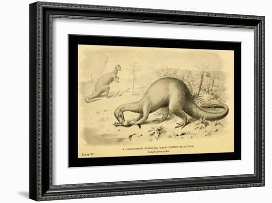 Megalosaurus Bucklandi-Joseph Smit-Framed Art Print