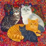 Carpet Cats 1-Megan Dickinson-Framed Giclee Print