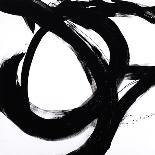 Circular Strokes II-Megan Morris-Framed Stretched Canvas