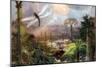 Meganeura in Upper Carboniferous Landscape-Science Source-Mounted Giclee Print