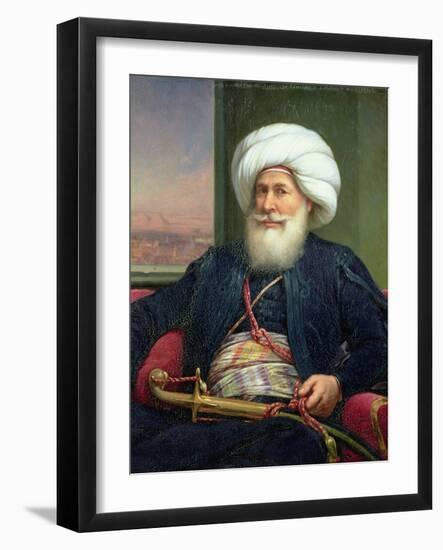 Mehemet Ali Viceroy of Egypt-Louis Charles Auguste Couder-Framed Giclee Print