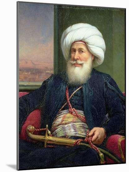 Mehemet Ali Viceroy of Egypt-Louis Charles Auguste Couder-Mounted Giclee Print