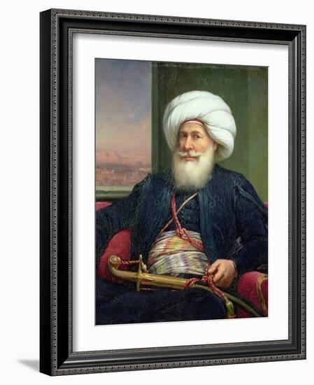 Mehemet Ali Viceroy of Egypt-Louis Charles Auguste Couder-Framed Giclee Print