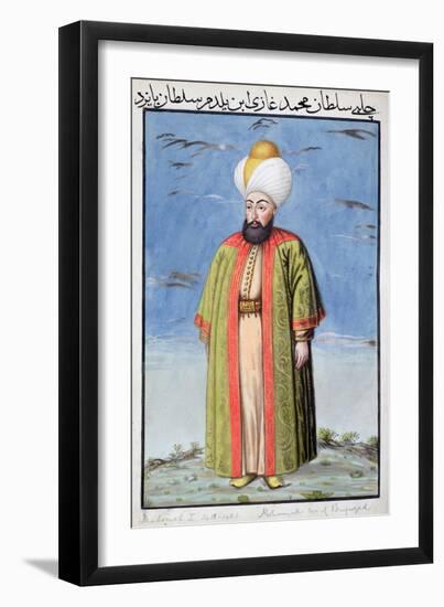 Mehmed I, Ottoman Emperor, (1808)-Unknown-Framed Giclee Print