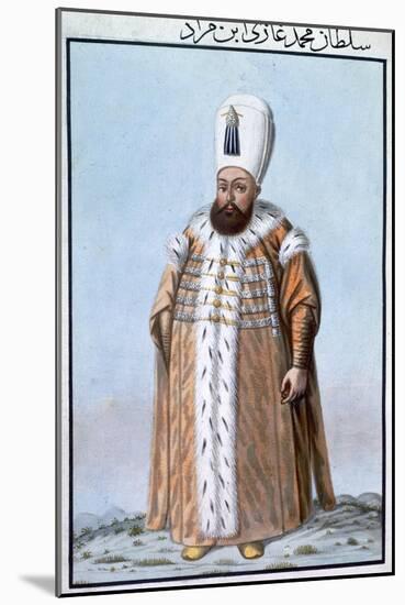 Mehmed III, Ottoman Emperor, (1808)-Unknown-Mounted Giclee Print