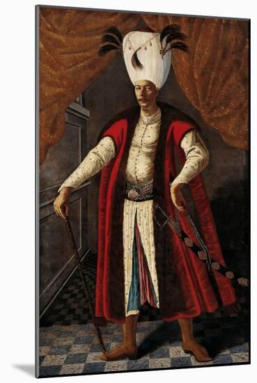 Mehmed IV (1642-1693) Sultan of the Ottoman Empire, Ca. 1681-Unknown Artist-Mounted Giclee Print