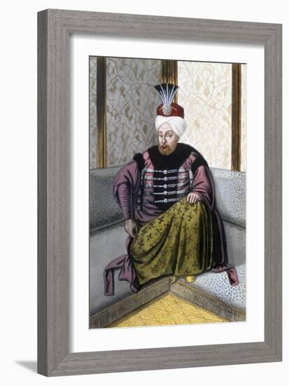 Mehmed IV, Ottoman Emperor, (1808)-John Young-Framed Giclee Print