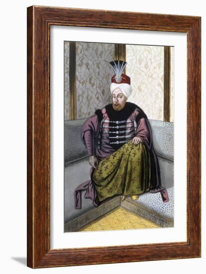 Mehmed IV, Ottoman Emperor, (1808)-John Young-Framed Giclee Print