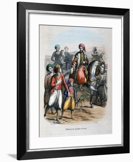 Mehmet Ali Proclaimed Viceroy, 1805-Jean Adolphe Beauce-Framed Giclee Print