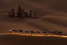Castle and Camels-Mei Xu-Photographic Print