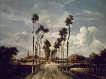 The Avenue At Middelharnis, 1689, Dutch School-Meindert Hobbema-Giclee Print