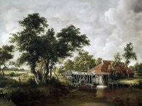 La ferme-Meindert Hobbema-Premier Image Canvas