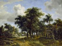 Entrance to a Village-Meindert Hobbema-Art Print