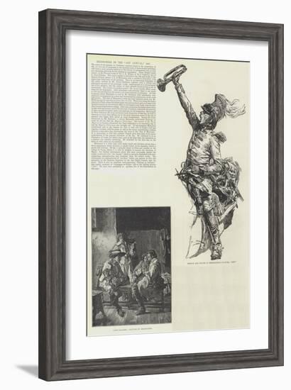 Meissonier in the Art Annual, 1887-Jean-Louis Ernest Meissonier-Framed Giclee Print