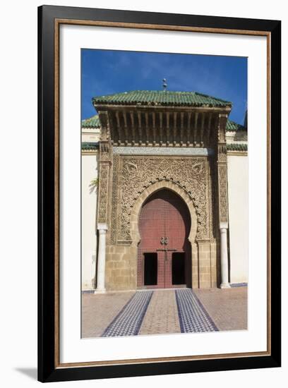 Meknes, Morocco, Exterior of Mausoleum of Mouley Idriss-Bill Bachmann-Framed Photographic Print