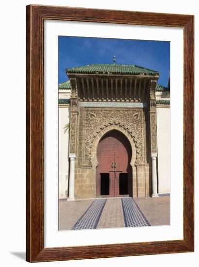 Meknes, Morocco, Exterior of Mausoleum of Mouley Idriss-Bill Bachmann-Framed Photographic Print