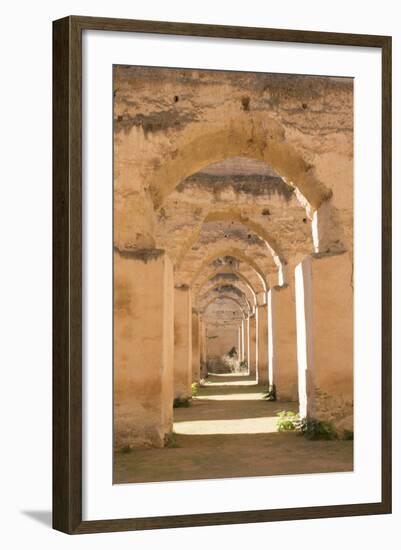 Meknes, Morocco, Hri Souani Former Horse Stalls in Downtown-Bill Bachmann-Framed Photographic Print