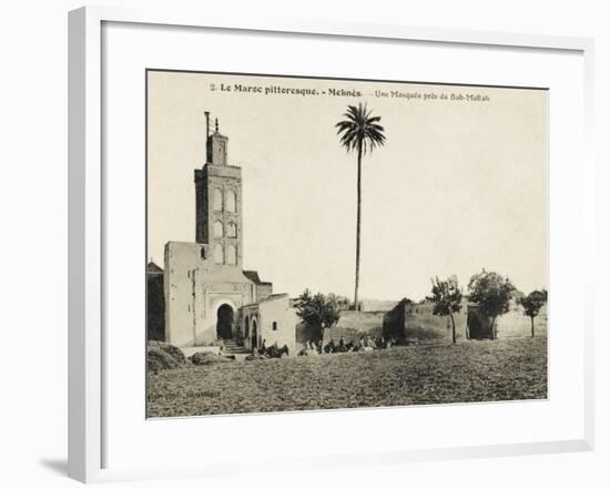 Meknes, Morocco - Mosque Close to the Mellah Gate-null-Framed Photographic Print