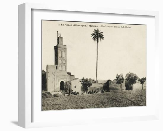 Meknes, Morocco - Mosque Close to the Mellah Gate-null-Framed Photographic Print