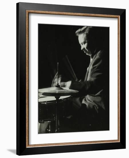 Mel Torme on the Drums at the Bristol Hippodrome, 1950S-Denis Williams-Framed Photographic Print