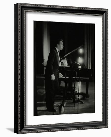 Mel Torme (Vocals) in Concert at the Bristol Hippodrome, 1950S-Denis Williams-Framed Photographic Print