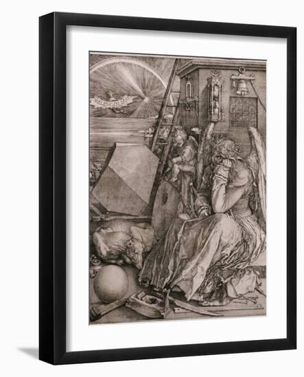 Melancholia, 1513-Albrecht Dürer-Framed Giclee Print