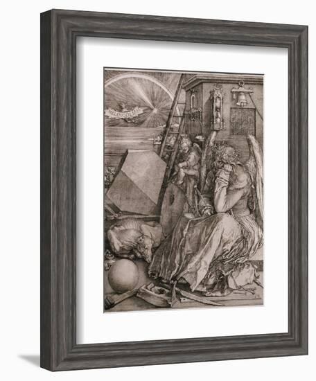 Melancholia, 1513-Albrecht Dürer-Framed Giclee Print