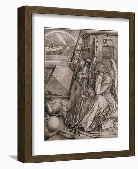 Melancholia, 1513-Albrecht Dürer-Framed Giclee Print