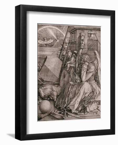 Melancholia, 1513-Albrecht Dürer-Framed Giclee Print