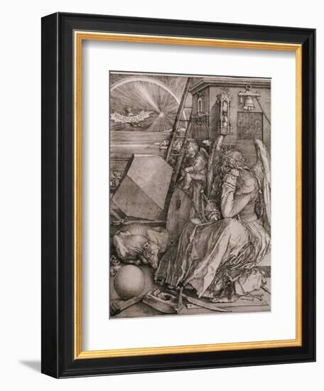 Melancholia, 1513-Albrecht Dürer-Framed Giclee Print