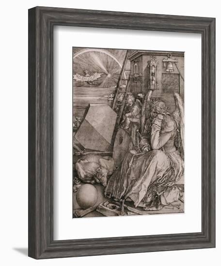 Melancholia, 1513-Albrecht Dürer-Framed Giclee Print