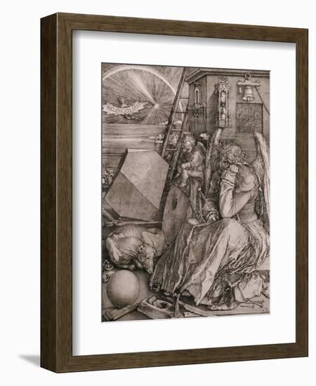 Melancholia, 1513-Albrecht Dürer-Framed Giclee Print