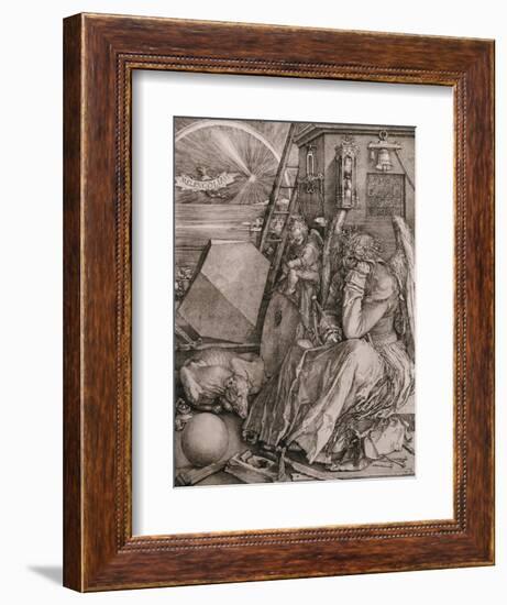 Melancholia, 1513-Albrecht Dürer-Framed Giclee Print