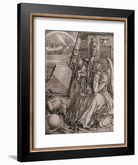 Melancholia, 1513-Albrecht Dürer-Framed Giclee Print