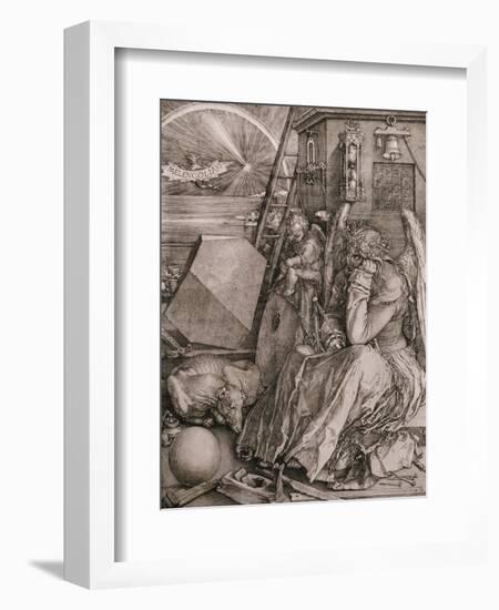 Melancholia, 1513-Albrecht Dürer-Framed Giclee Print