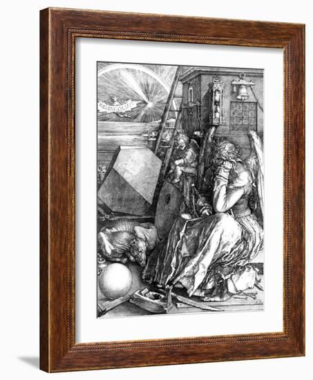 Melancholia, 1514-Albrecht Dürer-Framed Giclee Print