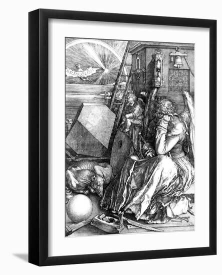 Melancholia, 1514-Albrecht Dürer-Framed Giclee Print