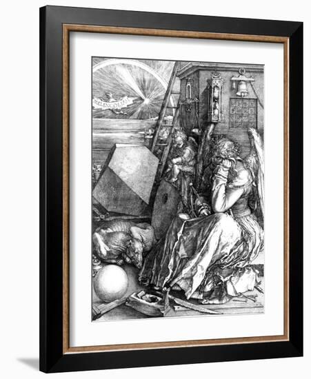 Melancholia, 1514-Albrecht Dürer-Framed Giclee Print