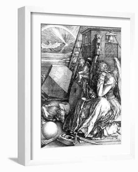 Melancholia, 1514-Albrecht Dürer-Framed Giclee Print