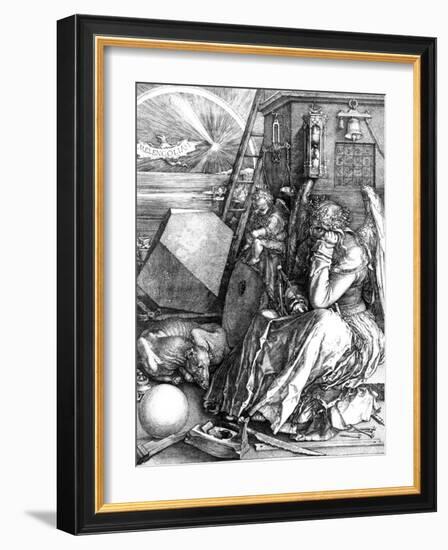 Melancholia, 1514-Albrecht Dürer-Framed Giclee Print