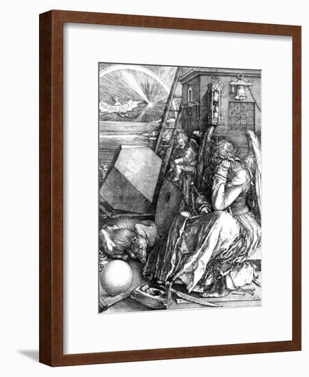 Melancholia, 1514-Albrecht Dürer-Framed Premium Giclee Print