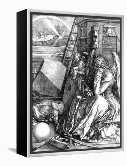 Melancholia, 1514-Albrecht Dürer-Framed Premier Image Canvas