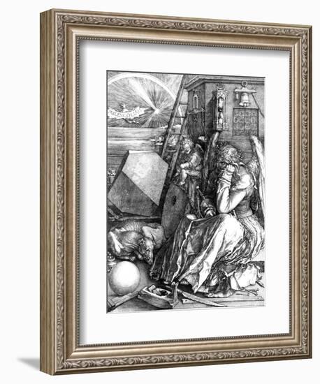 Melancholia, 1514-Albrecht Dürer-Framed Giclee Print