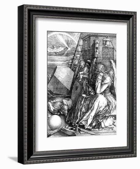 Melancholia, 1514-Albrecht Dürer-Framed Giclee Print