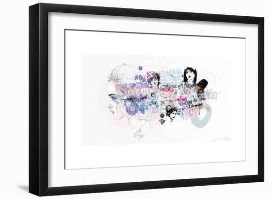 Melancholia Nostalgia And Other Related Feeling-Mydeadpony-Framed Premium Giclee Print