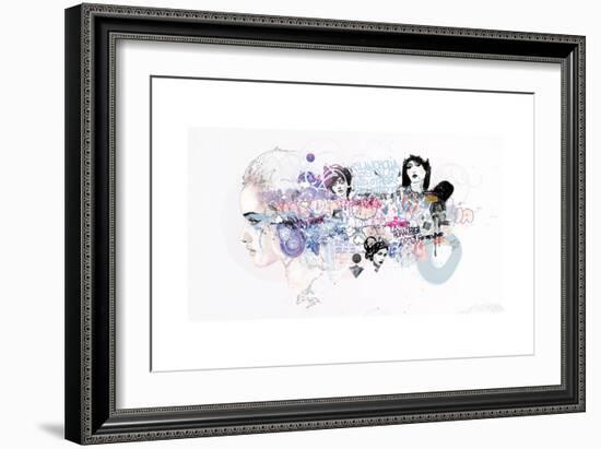 Melancholia Nostalgia And Other Related Feeling-Mydeadpony-Framed Premium Giclee Print