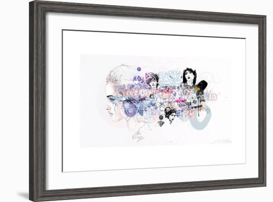 Melancholia Nostalgia And Other Related Feeling-Mydeadpony-Framed Art Print