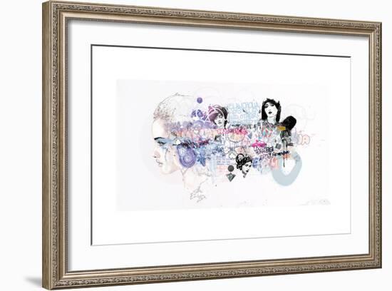 Melancholia Nostalgia And Other Related Feeling-Mydeadpony-Framed Art Print